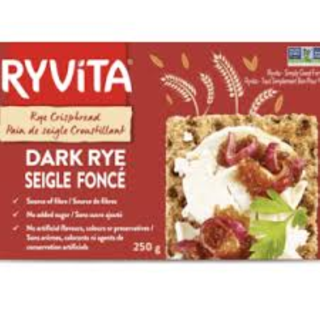 RYVITA DARK RYE CRISPBREAD 250G